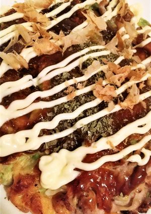 極み！ゴハン入りお好み焼き-レシピのメイン写真
