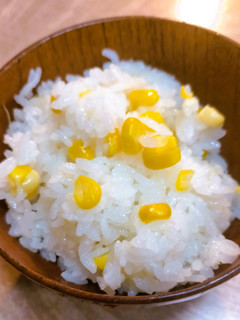 芯も使うよ圧力鍋で簡単とうもろこしご飯-レシピのメイン写真