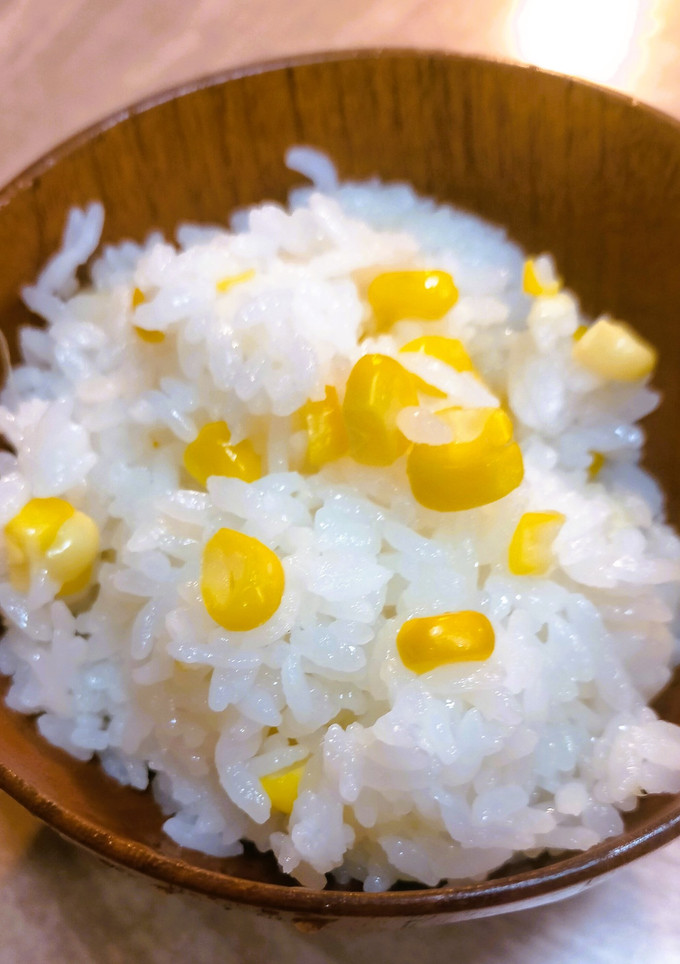 芯も使うよ圧力鍋で簡単とうもろこしご飯-レシピのメイン写真