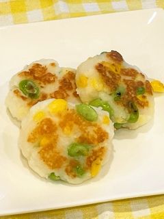 枝豆入りはんぺんおやき-レシピのメイン写真
