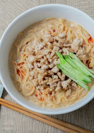 冷やし豆乳ごま担々麺-レシピのメイン写真