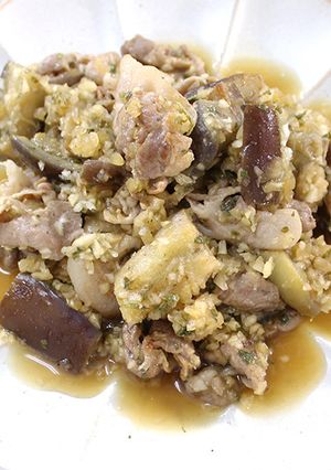 味付け簡単！茄子と豚バラの大根ポン酢煮-レシピのメイン写真