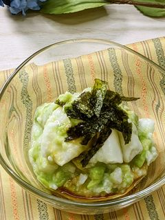 切って和えるだけ!長いものわさび醤油和え-レシピのメイン写真