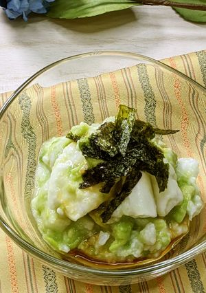切って和えるだけ！長いものわさび醤油和え-レシピのメイン写真