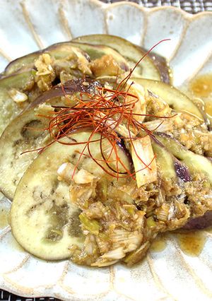 ［糖質制限］レンジで！茄子の中華風煮浸し-レシピのメイン写真
