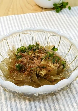 切って和えるだけ!おきゅうと-レシピのメイン写真