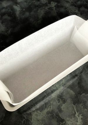 パウンドケーキ型のオーブンシートの敷き方-レシピのメイン写真