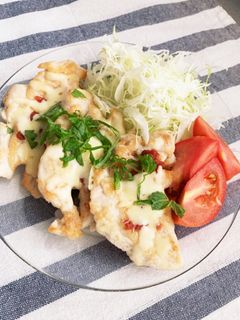 とりささみの梅チーズ焼き-レシピのメイン写真