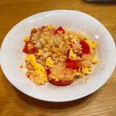 รูปของ パパッと！トマ玉チャーハン