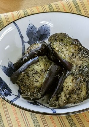 切って和えるだけ！なすのごま塩麹和え-レシピのメイン写真