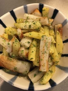 ちくわとじゃがいもの青のり炒め-レシピのメイン写真