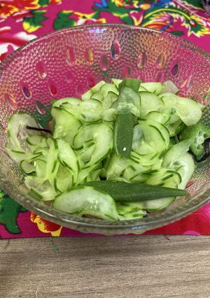 夏野菜の酢の物-レシピのメイン写真