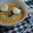 トマト風味のクラムチャウダー
