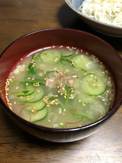 暑い日にぴったり!きゅうりの冷や汁-レシピのメイン写真