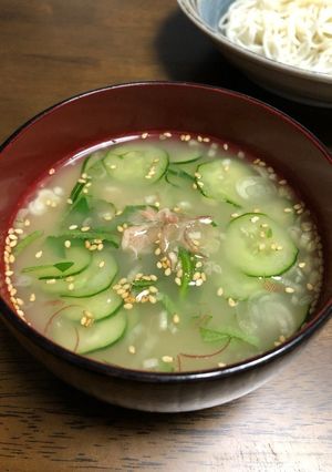 暑い日にぴったり！きゅうりの冷や汁-レシピのメイン写真