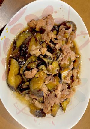 茄子と豚肉甘辛煮-レシピのメイン写真