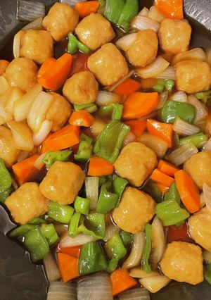 簡単鶏団子の甘酢煮-レシピのメイン写真