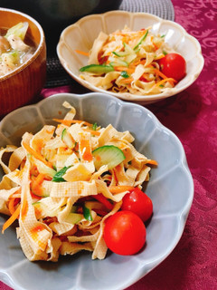 干豆腐の中華和えサラダ-レシピのメイン写真