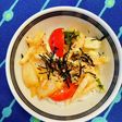 切って和えるだけ♬チーズダッカルビ風丼