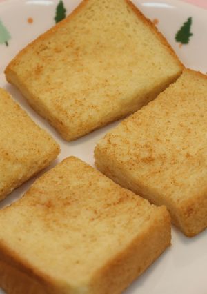 きな粉豆乳トースト【学校給食】-レシピのメイン写真