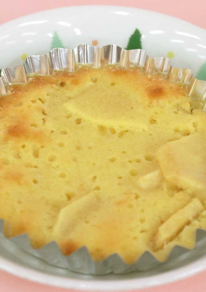 りんごのヨーグルトケーキ【学校給食】-レシピのメイン写真