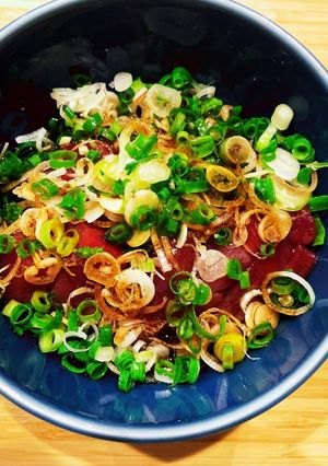 友人が絶賛！かつおのわかめ漬け-レシピのメイン写真