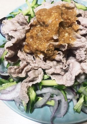 豚バラ冷しゃぶ和風ドレッシング-レシピのメイン写真