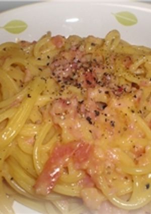 スパゲッティ　カルボナーラ・ロマーニャ-レシピのメイン写真