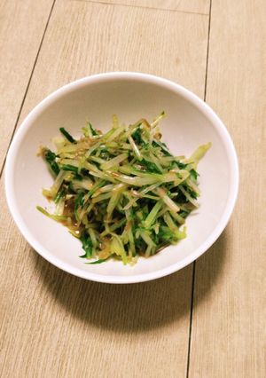 簡単ヘルシー♪旬野菜、水菜の辛子醤油あえ-レシピのメイン写真