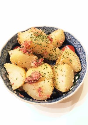 茹でて混ぜるだけ♪明太コンビーフポテト-レシピのメイン写真