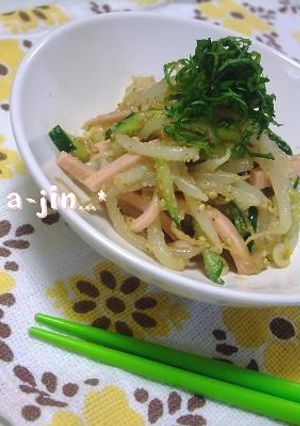 さっぱり☆もやしのオイぽんごま和え-レシピのメイン写真