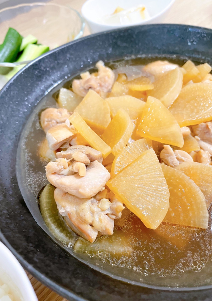 こじょさんちの大根と鶏肉の煮物-レシピのメイン写真