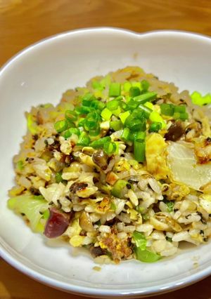 黒胡麻と豆のチャーハン-レシピのメイン写真