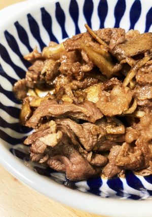 牛肉と舞茸の炒め物-レシピのメイン写真