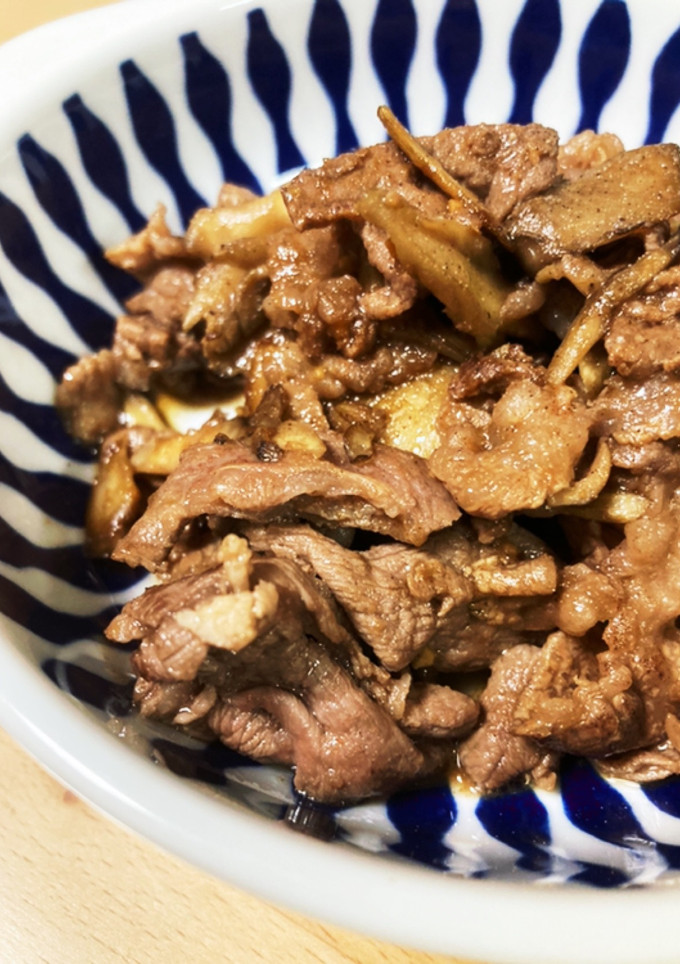 牛肉と舞茸の炒め物-レシピのメイン写真