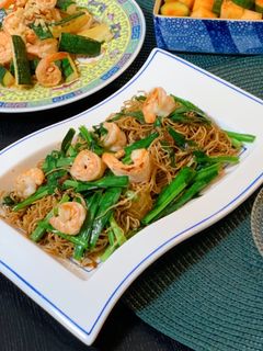 エビ麺の香港風焼きそば-レシピのメイン写真