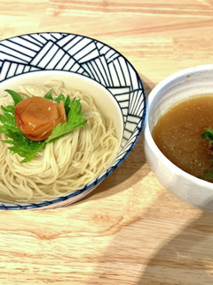 梅塩ダレ昆布水つけ麺-レシピのメイン写真