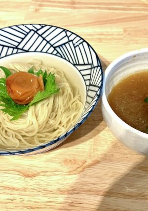 梅塩ダレ昆布水つけ麺-レシピのメイン写真