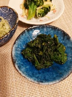カブの葉胡麻和え-レシピのメイン写真