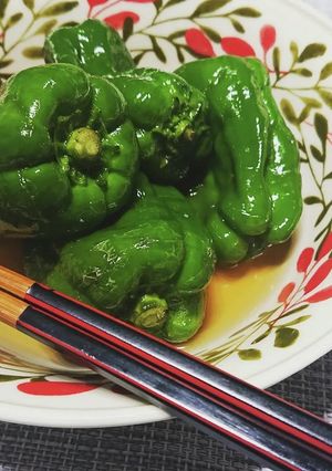 丸ごとピーマン甘煮-レシピのメイン写真