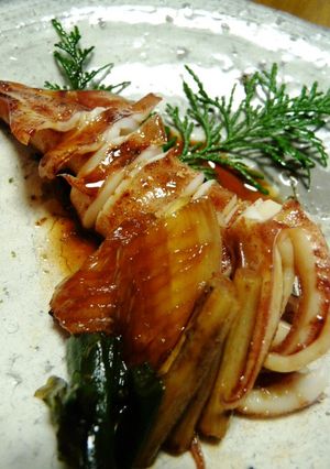 ヤリイカの丸ごと煮付け～甘辛味-レシピのメイン写真
