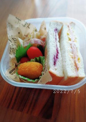 息子弁当7/5-レシピのメイン写真