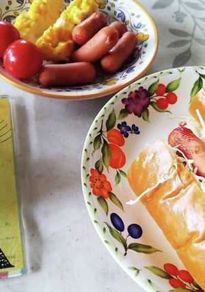 パンの朝食　私の(覚え書き)-レシピのメイン写真
