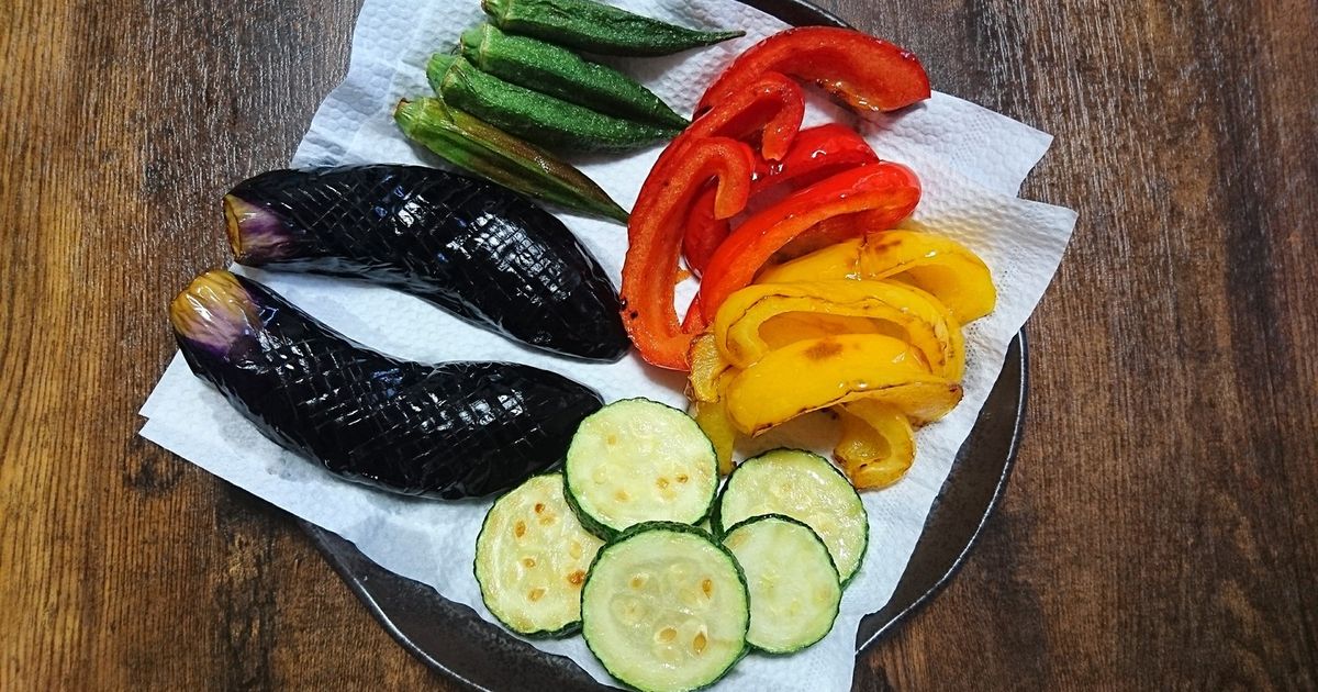 夏野菜の彩り素揚げ by M0‾ー‾0N 【クックパッド】 簡単おいしい