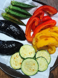 夏野菜の彩り素揚げ-レシピのメイン写真