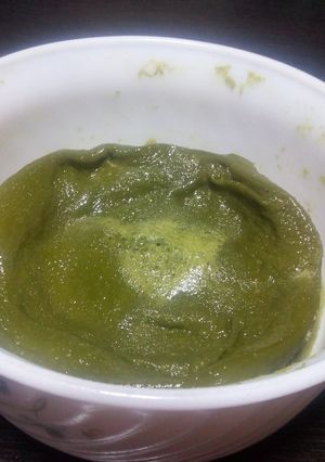 簡単！レンジで４分プディング風抹茶ケーキ-レシピのメイン写真