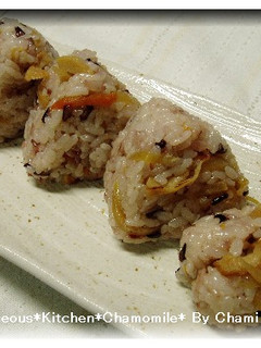 *大根の皮で美味しいおむすび*-レシピのメイン写真