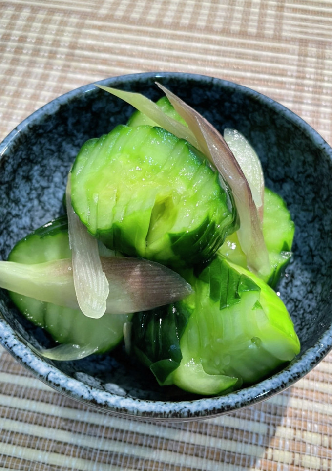 蛇腹きゅうりとミョウガの浅漬け-レシピのメイン写真