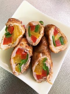 パプリカの肉巻き-レシピのメイン写真