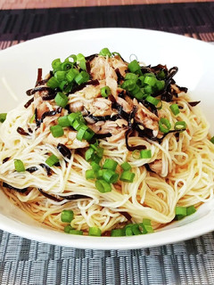 超簡単!ツナと塩昆布のさっぱり素麺!!-レシピのメイン写真